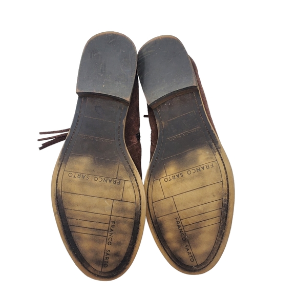 Franco Sarto 'Kaime' Genuine Leather Suede Ankle Boots Size 6.5 M - Picture 10 of 11